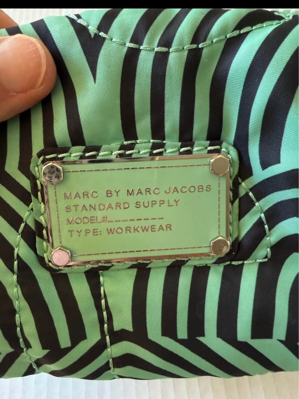 Marc by Marc Jacobs Workwear Quilted Cosmetic Bag
